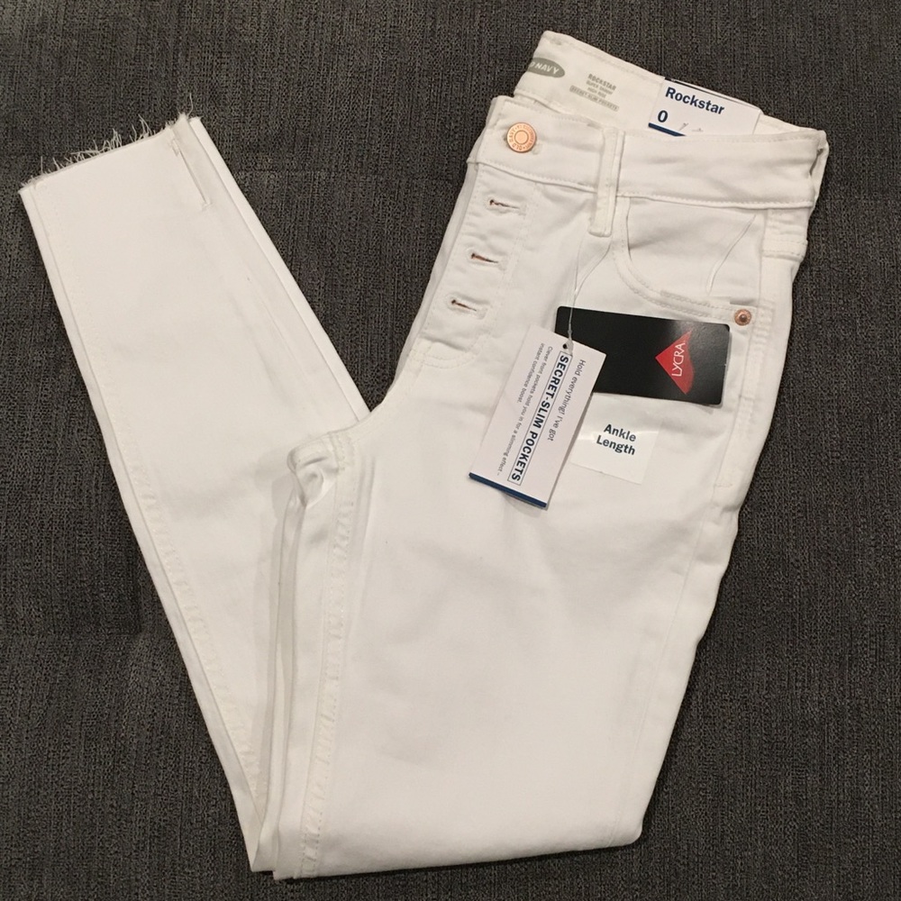 NWT Women’s Old Navy High Rise Rockstar Jeans sz 0